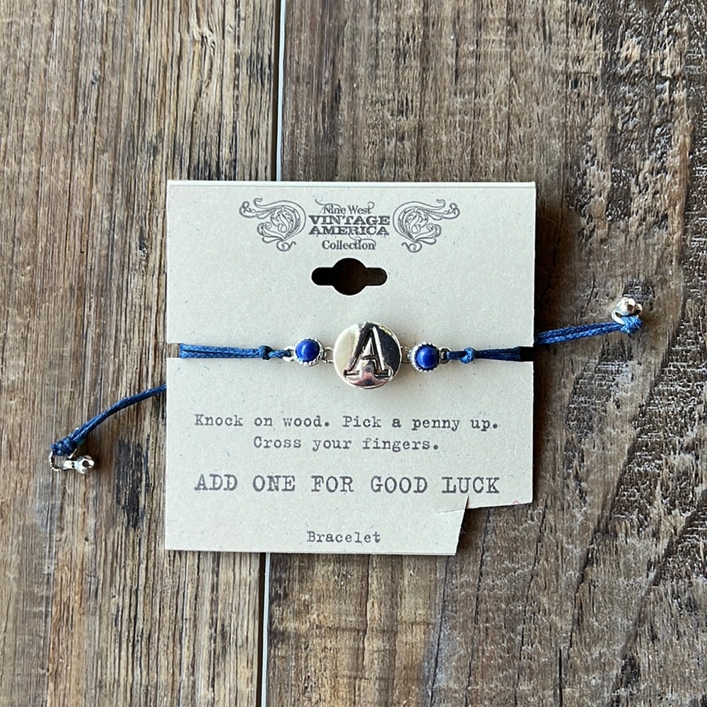 Nine West Vintage America Collection “A” Bracelet